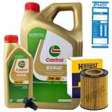 MAPCO Verschlussschraube, Ölwanne 95932 CASTROL Motoröl 15669E + Motoröl 15665F HENGST FILTER Ölfilter E106H D34