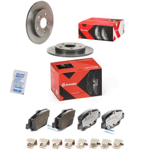 BREMBO Bremsscheibe 08.A534.2X + Bremsbelagsatz, Scheibenbremse P 83 080X Bild BREMBO Bremsscheibe 08.A534.2X + Bremsbelagsatz, Scheibenbremse P 83 080X