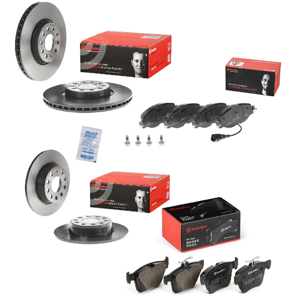 BREMBO Bremsscheibe 09.9772.11 + Bremsbelagsatz, Scheibenbremse P 85 125 + Bremsbelagsatz, Scheibenbremse P 85 126 + Bremsscheibe 08.B413.11
