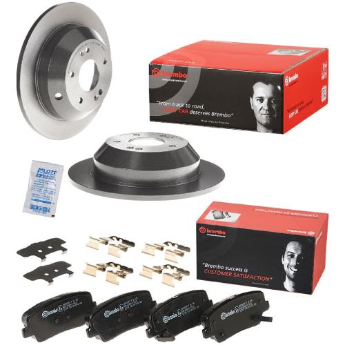 BREMBO Bremsbelagsatz, Scheibenbremse P 30 105 + Bremsscheibe 08.B605.11 Bild BREMBO Bremsbelagsatz, Scheibenbremse P 30 105 + Bremsscheibe 08.B605.11