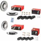 BREMBO Bremsbelagsatz, Scheibenbremse P 23 179 + Bremsscheibe 09.5180.41 + Bremsscheibe 08.A915.21 + Bremsbelagsatz, Scheibenbremse P 23 178