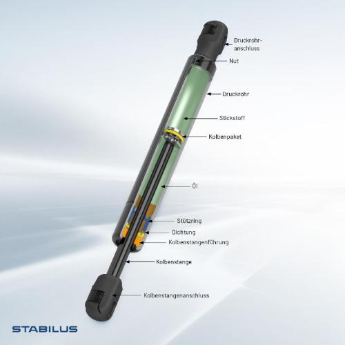 STABILUS Gasfeder, Koffer-/Laderaum 012600 + Gasfeder, Koffer-/Laderaum 013365 Bild STABILUS Gasfeder, Koffer-/Laderaum 012600 + Gasfeder, Koffer-/Laderaum 013365