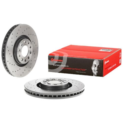 BREMBO Bremsscheibe 09.A813.11 + Bremsbelagsatz, Scheibenbremse P 85 084 Bild BREMBO Bremsscheibe 09.A813.11 + Bremsbelagsatz, Scheibenbremse P 85 084