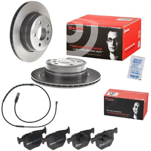 BREMBO Warnkontakt, Bremsbelagverschleiß A 00 434 + Bremsscheibe 09.9925.11 + Bremsbelagsatz, Scheibenbremse P 06 056 Bild BREMBO Warnkontakt, Bremsbelagverschleiß A 00 434 + Bremsscheibe 09.9925.11 + Bremsbelagsatz, Scheibenbremse P 06 056