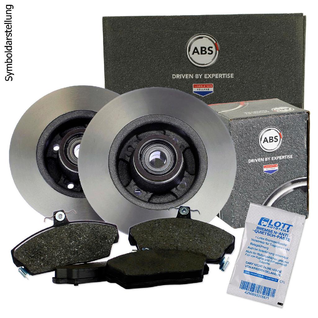 A.B.S. Bremsbelagsatz, Scheibenbremse 37288 + Bremsscheibe 17330C