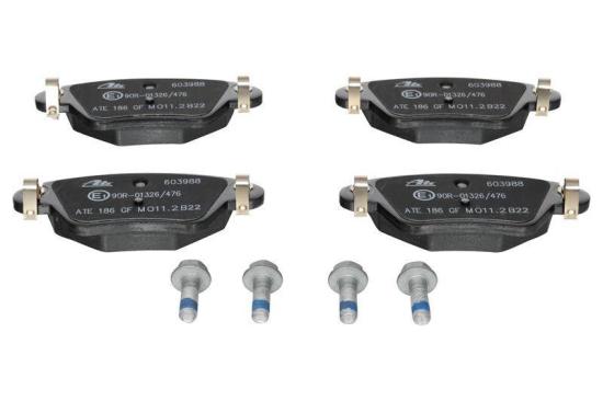 ATE Bremsscheibe 24.0112-0154.1 + Bremsbelagsatz, Scheibenbremse 13.0460-3988.2 Bild ATE Bremsscheibe 24.0112-0154.1 + Bremsbelagsatz, Scheibenbremse 13.0460-3988.2