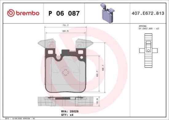 ATE Warnkontakt, Bremsbelagverschleiß 24.8190-0007.2 BREMBO Bremsscheibe 09.C401.13 + Bremsbelagsatz, Scheibenbremse P 06 087 Bild ATE Warnkontakt, Bremsbelagverschleiß 24.8190-0007.2 BREMBO Bremsscheibe 09.C401.13 + Bremsbelagsatz, Scheibenbremse P 06 087