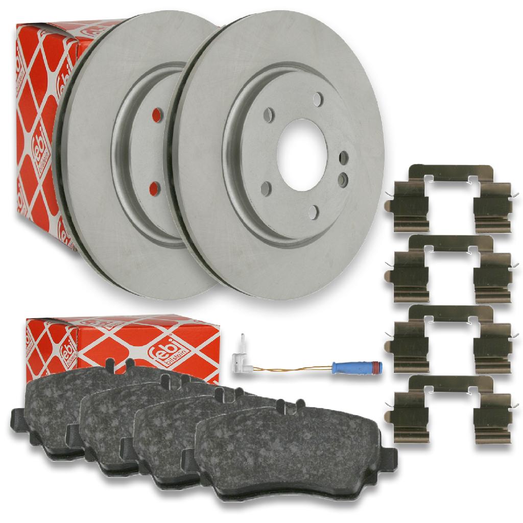 FEBI BILSTEIN Bremsbelagsatz, Scheibenbremse 16439 + Bremsscheibe 23997