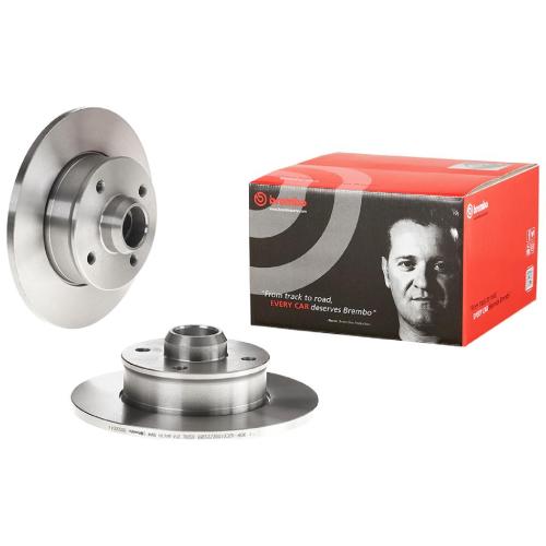 BREMBO Bremsscheibe 08.5005.14 + Bremsbelagsatz, Scheibenbremse P 85 017 Bild BREMBO Bremsscheibe 08.5005.14 + Bremsbelagsatz, Scheibenbremse P 85 017