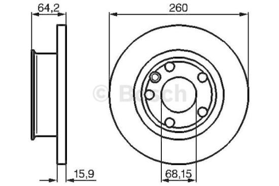 BOSCH Bremsscheibe 0 986 478 547 + Bremsbelagsatz, Scheibenbremse 0 986 460 941 Bild BOSCH Bremsscheibe 0 986 478 547 + Bremsbelagsatz, Scheibenbremse 0 986 460 941