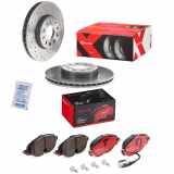 BREMBO Bremsscheibe 09.9145.1X + Bremsbelagsatz, Scheibenbremse P 85 126X