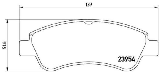BREMBO Bremsbelagsatz, Scheibenbremse P 61 066 + Bremsscheibe 09.8695.11 Bild BREMBO Bremsbelagsatz, Scheibenbremse P 61 066 + Bremsscheibe 09.8695.11