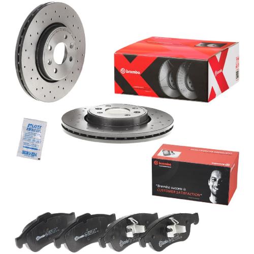 BREMBO Bremsscheibe 09.8137.2X + Bremsbelagsatz, Scheibenbremse P 68 050 Bild BREMBO Bremsscheibe 09.8137.2X + Bremsbelagsatz, Scheibenbremse P 68 050