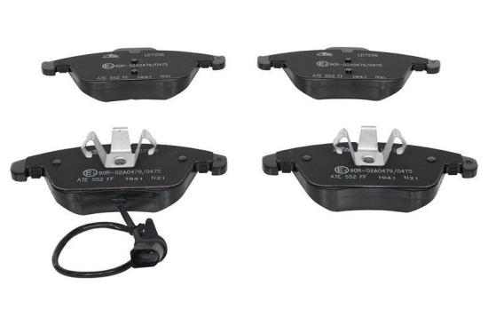 ATE Bremsscheibe 24.0125-0184.1 + Bremsbelagsatz, Scheibenbremse 13.0470-7256.2 Bild ATE Bremsscheibe 24.0125-0184.1 + Bremsbelagsatz, Scheibenbremse 13.0470-7256.2