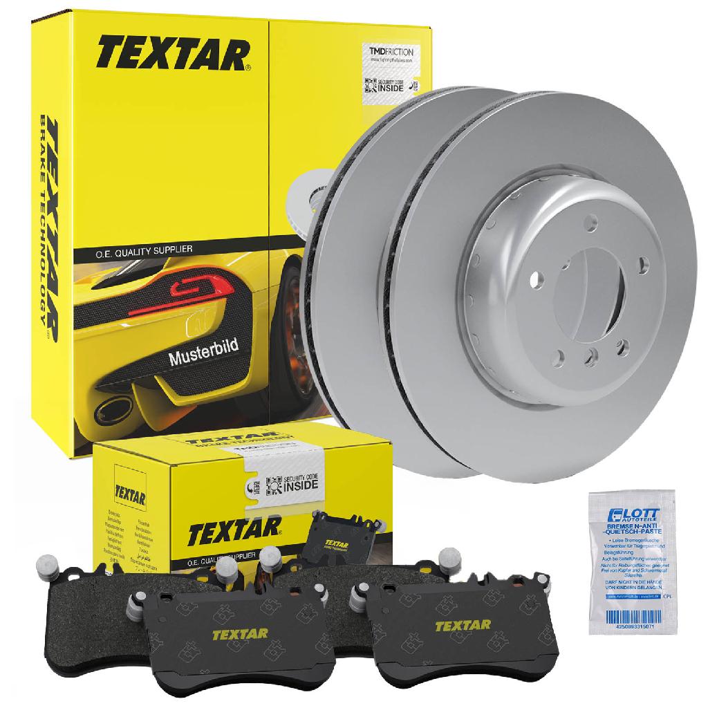 TEXTAR Bremsbelagsatz, Scheibenbremse 2203401 + Bremsscheibe 92273003
