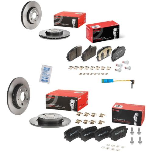 BREMBO Bremsbelagsatz, Scheibenbremse P 50 148 + Bremsbelagsatz, Scheibenbremse P 50 152 + Bremsscheibe 09.E022.11 + Warnkontakt, Bremsbelagverschleiß A 00 353 + Bremsscheibe 08.D758.11 Bild BREMBO Bremsbelagsatz, Scheibenbremse P 50 148 + Bremsbelagsatz, Scheibenbremse P 50 152 + Bremsscheibe 09.E022.11 + Warnkontakt, Bremsbelagverschleiß A 00 353 + Bremsscheibe 08.D758.11