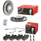 BREMBO Bremsbelagsatz, Scheibenbremse P 68 008 + Bremsscheibe 09.C285.11