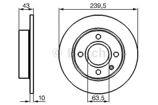 BOSCH Bremsscheibe 0 986 478 501 + Bremsbelagsatz, Scheibenbremse 0 986 424 416 Bild BOSCH Bremsscheibe 0 986 478 501 + Bremsbelagsatz, Scheibenbremse 0 986 424 416