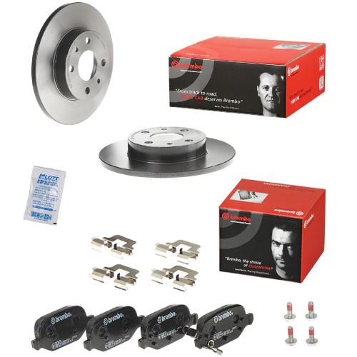 BREMBO Bremsscheibe 08.5085.11 + Bremsbelagsatz, Scheibenbremse P 23 151 Bild BREMBO Bremsscheibe 08.5085.11 + Bremsbelagsatz, Scheibenbremse P 23 151