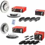 BREMBO Bremsbelagsatz, Scheibenbremse P 78 013 + Bremsscheibe 08.C661.11 + Bremsscheibe 09.A870.11 + Bremsbelagsatz, Scheibenbremse P 78 020