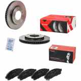 BREMBO Bremsbelagsatz, Scheibenbremse P 54 038 + Bremsscheibe 09.A868.1X