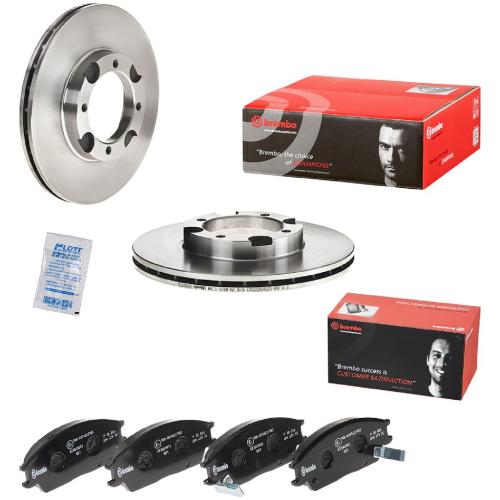 BREMBO Bremsscheibe 09.5004.10 + Bremsbelagsatz, Scheibenbremse P 30 024 Bild BREMBO Bremsscheibe 09.5004.10 + Bremsbelagsatz, Scheibenbremse P 30 024