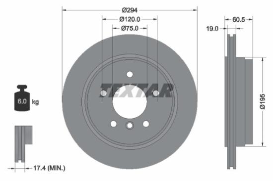 TEXTAR Warnkontakt, Bremsbelagverschleiß 98024000 + Bremsbelagsatz, Scheibenbremse 2193402 + Bremsscheibe 92141703 Bild TEXTAR Warnkontakt, Bremsbelagverschleiß 98024000 + Bremsbelagsatz, Scheibenbremse 2193402 + Bremsscheibe 92141703