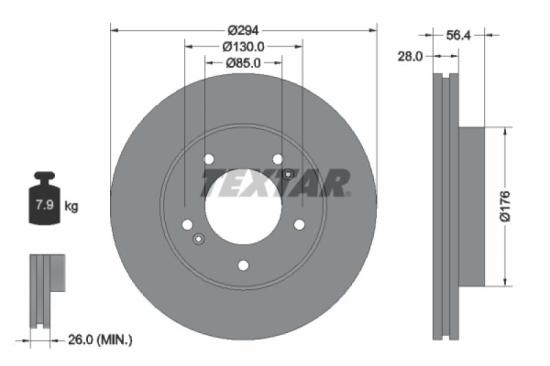 TEXTAR Bremsscheibe 92203203 + Bremsbelagsatz, Scheibenbremse 2356901 + Bremsscheibe 92198703 + Bremsbelagsatz, Scheibenbremse 2367301 Bild TEXTAR Bremsscheibe 92203203 + Bremsbelagsatz, Scheibenbremse 2356901 + Bremsscheibe 92198703 + Bremsbelagsatz, Scheibenbremse 2367301