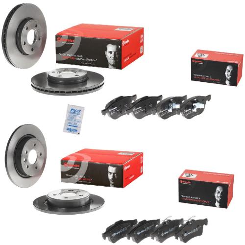 BREMBO Bremsscheibe 09.9464.11 + Bremsbelagsatz, Scheibenbremse P 59 042 + Bremsbelagsatz, Scheibenbremse P 24 061 + Bremsscheibe 08.9975.11 Bild BREMBO Bremsscheibe 09.9464.11 + Bremsbelagsatz, Scheibenbremse P 59 042 + Bremsbelagsatz, Scheibenbremse P 24 061 + Bremsscheibe 08.9975.11