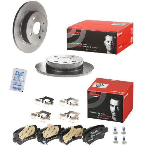 BREMBO Bremsscheibe 08.7626.11 + Bremsbelagsatz, Scheibenbremse P 59 038 Bild BREMBO Bremsscheibe 08.7626.11 + Bremsbelagsatz, Scheibenbremse P 59 038