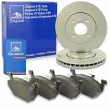 ATE Bremsscheibe 24.0122-0281.1 + Bremsbelagsatz, Scheibenbremse 13.0470-7111.2