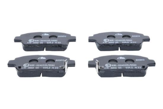 ATE Bremsbelagsatz, Scheibenbremse 13.0460-5810.2 + Bremsscheibe 24.0125-0155.1 Bild ATE Bremsbelagsatz, Scheibenbremse 13.0460-5810.2 + Bremsscheibe 24.0125-0155.1