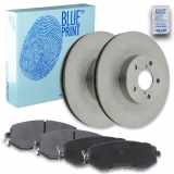 BLUE PRINT Bremsscheibe ADS74313 + Bremsbelagsatz, Scheibenbremse ADT342196