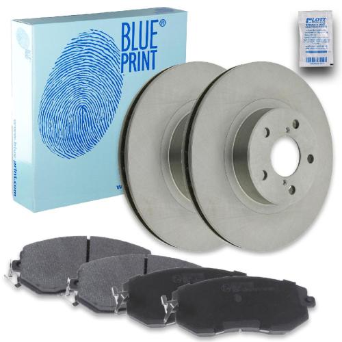 BLUE PRINT Bremsscheibe ADS74313 + Bremsbelagsatz, Scheibenbremse ADT342196 Bild BLUE PRINT Bremsscheibe ADS74313 + Bremsbelagsatz, Scheibenbremse ADT342196