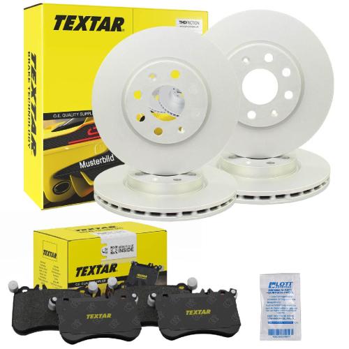 TEXTAR Bremsbelagsatz, Scheibenbremse 2395001 + Bremsscheibe 92137103 + Bremsscheibe 92143903 + Bremsbelagsatz, Scheibenbremse 2332601 Bild TEXTAR Bremsbelagsatz, Scheibenbremse 2395001 + Bremsscheibe 92137103 + Bremsscheibe 92143903 + Bremsbelagsatz, Scheibenbremse 2332601