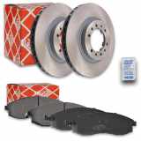 FEBI BILSTEIN Bremsscheibe 108415 + Bremsbelagsatz, Scheibenbremse 116322