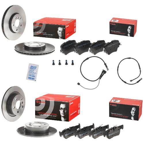 BREMBO Bremsscheibe 08.C352.11 + Warnkontakt, Bremsbelagverschleiß A 00 507 + Bremsbelagsatz, Scheibenbremse P 06 094 + Bremsbelagsatz, Scheibenbremse P 06 093 + Warnkontakt, Bremsbelagverschleiß A 00 506 + Bremsscheibe 09.C350.11 Bild BREMBO Bremsscheibe 08.C352.11 + Warnkontakt, Bremsbelagverschleiß A 00 507 + Bremsbelagsatz, Scheibenbremse P 06 094 + Bremsbelagsatz, Scheibenbremse P 06 093 + Warnkontakt, Bremsbelagverschleiß A 00 506 + Bremsscheibe 09.C350.11