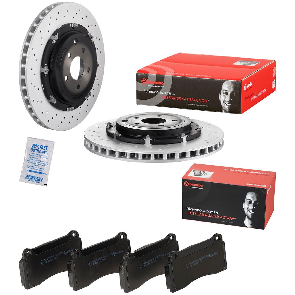 BREMBO Bremsbelagsatz, Scheibenbremse P 36 018 + Bremsscheibe 09.A190.33