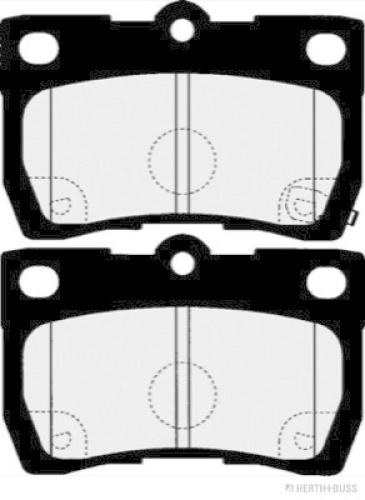 HERTH+BUSS JAKOPARTS Bremsscheibe J3312010 + Bremsbelagsatz, Scheibenbremse J3612032 Bild HERTH+BUSS JAKOPARTS Bremsscheibe J3312010 + Bremsbelagsatz, Scheibenbremse J3612032