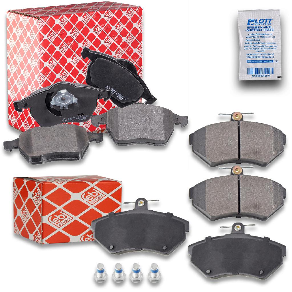 FEBI BILSTEIN Bremsbelagsatz, Scheibenbremse 16338 + Bremsbelagsatz, Scheibenbremse 16336
