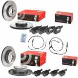 BREMBO Warnkontakt, Bremsbelagverschleiß A 00 434 + Bremsscheibe 09.9925.11 + Warnkontakt, Bremsbelagverschleiß A 00 442 + Bremsbelagsatz, Scheibenbremse P 06 049 + Bremsbelagsatz, Scheibenbremse P 06 056 + Bremsscheibe 09.9923.11