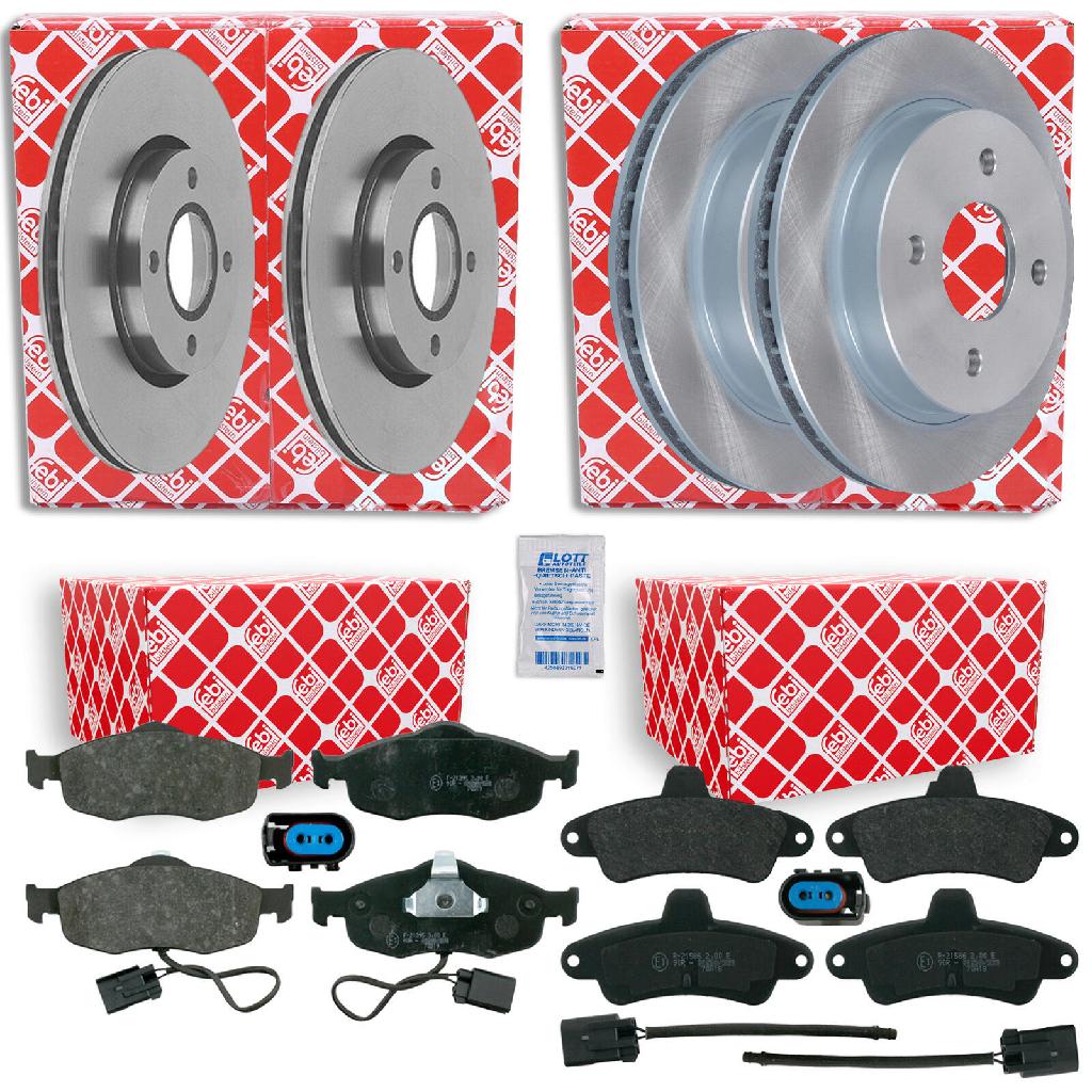 FEBI BILSTEIN Bremsscheibe 05644 + Bremsbelagsatz, Scheibenbremse 16159 + Bremsbelagsatz, Scheibenbremse 16035 + Bremsscheibe 10706