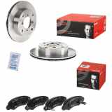 BREMBO Bremsscheibe 09.5857.14 + Bremsbelagsatz, Scheibenbremse P 78 012