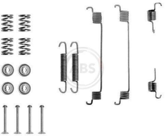 A.B.S. Bremstrommel 2513-S + Bremsbackensatz 9124 + Zubehörsatz, Bremsbacken 0672Q + Radbremszylinder 62858X Bild A.B.S. Bremstrommel 2513-S + Bremsbackensatz 9124 + Zubehörsatz, Bremsbacken 0672Q + Radbremszylinder 62858X
