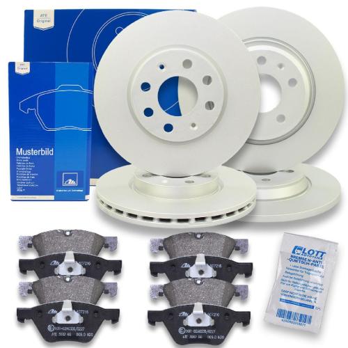 ATE Bremsbelagsatz, Scheibenbremse 13.0460-7195.2 + Bremsscheibe 24.0125-0199.1 + Bremsscheibe 24.0111-0171.1 + Bremsbelagsatz, Scheibenbremse 13.0460-7193.2 Bild ATE Bremsbelagsatz, Scheibenbremse 13.0460-7195.2 + Bremsscheibe 24.0125-0199.1 + Bremsscheibe 24.0111-0171.1 + Bremsbelagsatz, Scheibenbremse 13.0460-7193.2