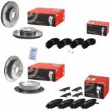BREMBO Bremsscheibe 09.5673.11 + Bremsbelagsatz, Scheibenbremse P 78 015 + Bremsbelagsatz, Scheibenbremse P 78 020 + Bremsscheibe 08.C252.11