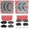 FEBI BILSTEIN Bremsscheibe 106353 + Bremsbelagsatz, Scheibenbremse 180229 + Bremsbelagsatz, Scheibenbremse 16984 + Bremsscheibe 107518