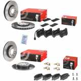 BREMBO Bremsscheibe 09.9363.21 + Bremsbelagsatz, Scheibenbremse P 23 129 + Bremsscheibe 08.9364.21 + Bremsbelagsatz, Scheibenbremse P 23 109