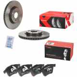 BREMBO Bremsscheibe 09.C138.1X + Bremsbelagsatz, Scheibenbremse P 24 057