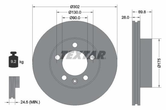 TEXTAR Bremsscheibe 92228700 + Bremsbelagsatz, Scheibenbremse 2514701 + Bremsscheibe 92228603 + Bremsbelagsatz, Scheibenbremse 2511201 Bild TEXTAR Bremsscheibe 92228700 + Bremsbelagsatz, Scheibenbremse 2514701 + Bremsscheibe 92228603 + Bremsbelagsatz, Scheibenbremse 2511201